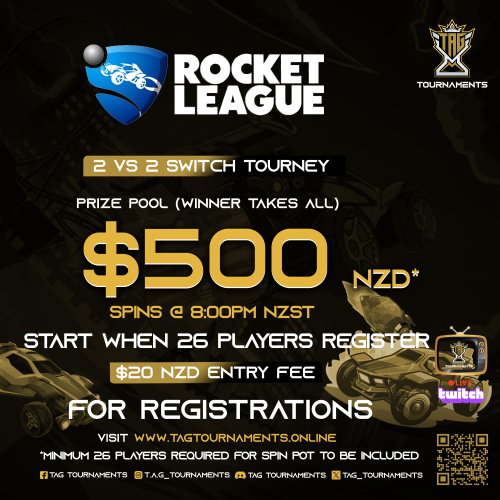 ROCKET LEAGUE TOURNAMENT POSTER MIN PLAYERS